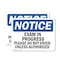 Signmission Exam In Progress Please Do Not Enter Unless OSHA Notice Sign, Plastic, 10in W x 7in L, 2PK OS-2PACK-NS-P-710-L-12204 - alternate 1